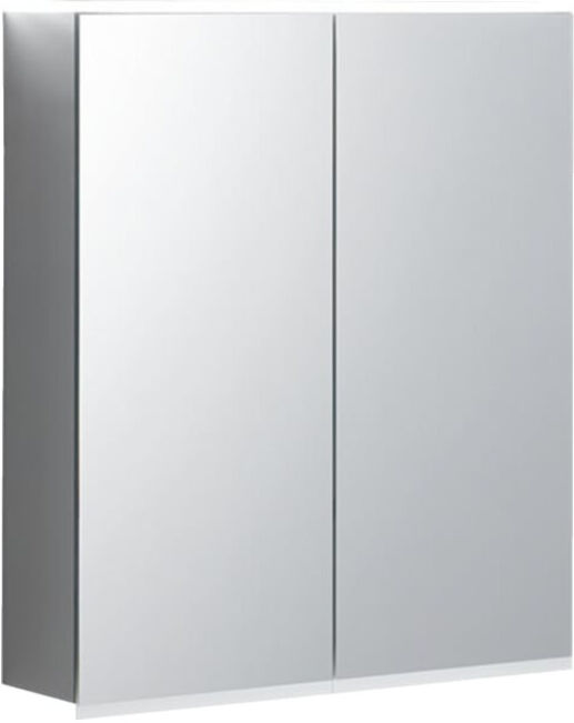 Geberit Armoire miroir Option Plus 60x70x17,2 cm, avec éclairage, 2 portes (500593001)