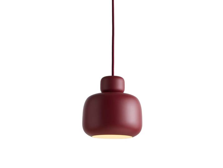 Woud Lampe à suspension Stone small Deep red