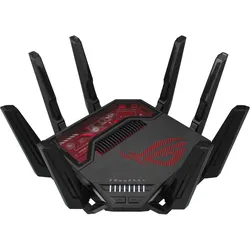 ASUS ROG GT-BE19000, Router, Rot, Schwarz