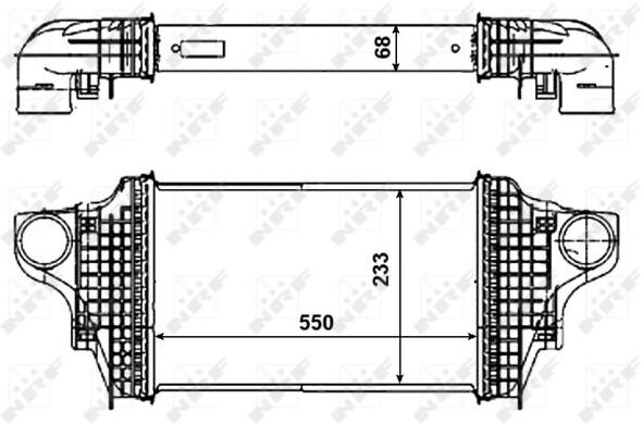 Nrf Ladeluftkühler 30464 Für Mercedes