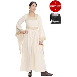 Metamorph Mittelalter Samtkleid mit Bordüre - Niobe (3XL)