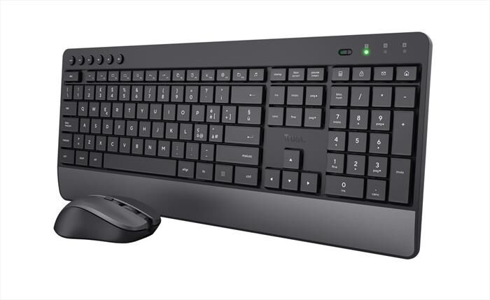 Trust Trezo Wireless Deskset-black