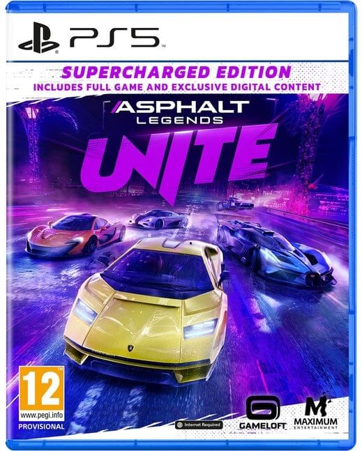 MAXIMUM ENTERTAINMENT UK LTD Asphalt Legends Unite Supercharged Edition for PlayStation 5 (Disc) Game