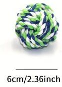 Uplift Treasures Colorful Rope Ball Chew Dog Toy a