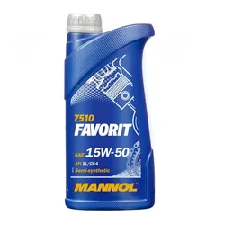 15W-50 Mannol 7510 Favorit Motoröl 1 Liter