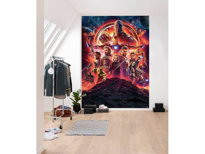 Fototapete Avengers Infinity Movie 184 x 254 x 0cm Multicolor