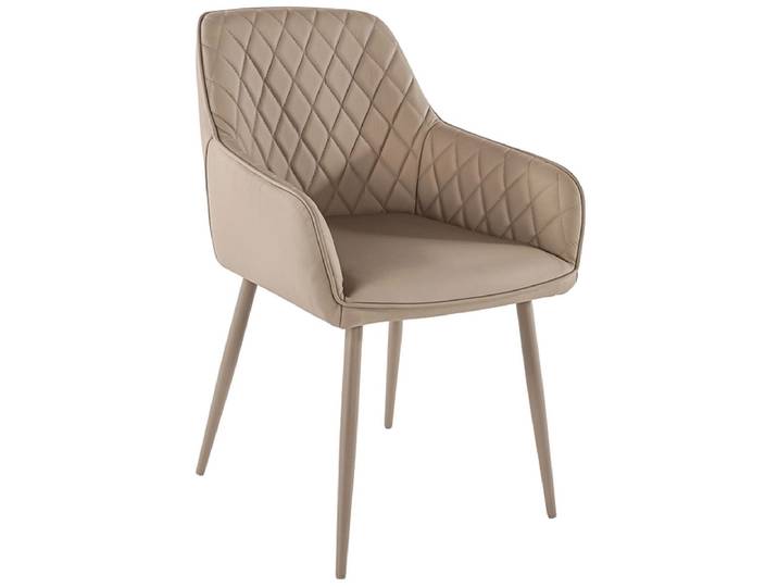 Stuhl MANHATTAN Echtleder beige