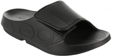 OOFOS OOahh Sport Flex - 7 Black Sandal Medium