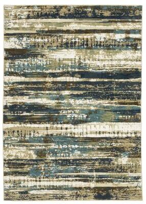 Style Haven Raphael Abstract Beige/ Blue Mixed Pile Area Rug