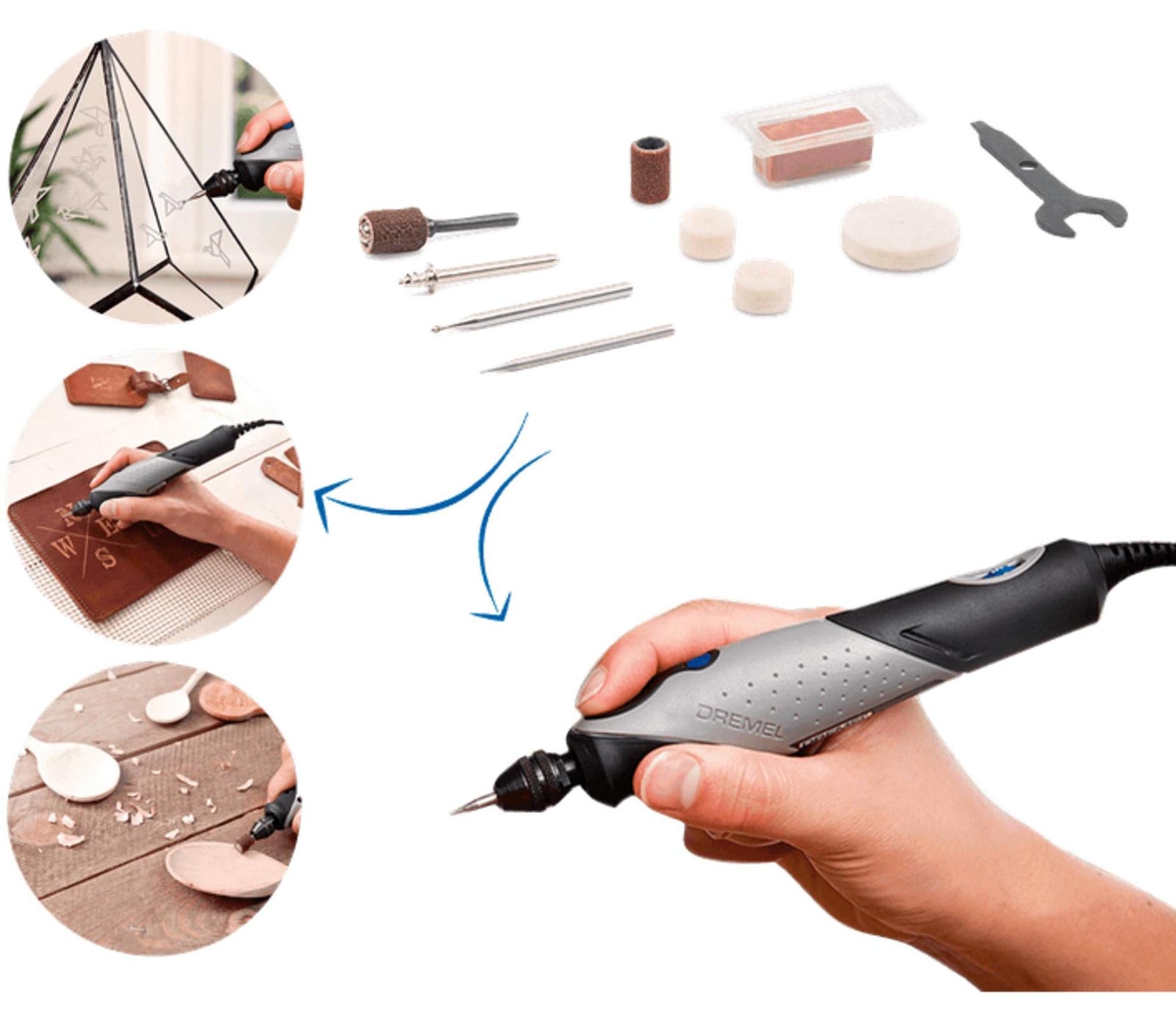 Dremel Stylo+ 2050-15 Multifunctioneel gereedschap met 15 accessoires