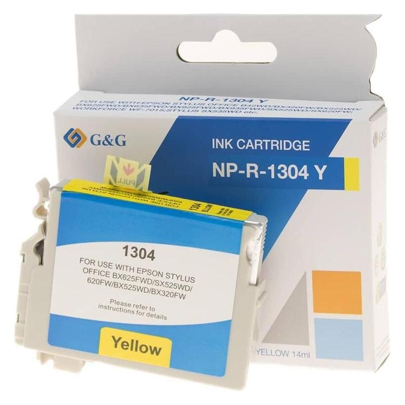 G&G kompatibel Ink mit C13T13044012, NP-R-1304Y, yellow, 765S (Y) (14637)