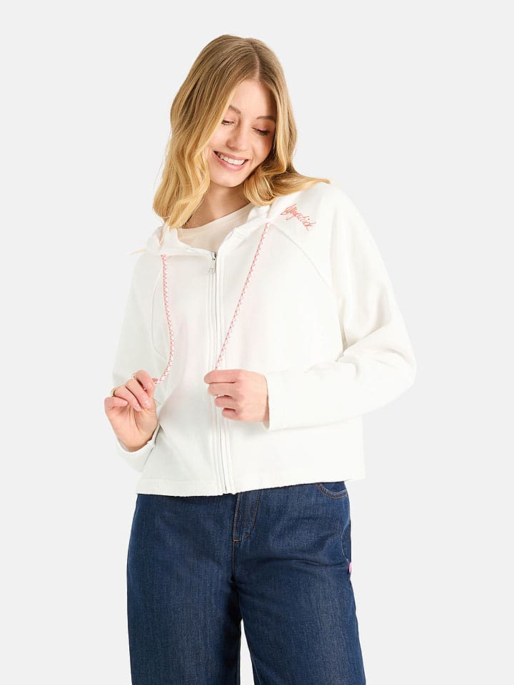 LIEBLINGSSTÜCK Sweatjacke in Creme - M