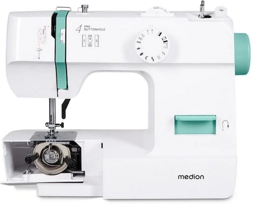 Medion Nähmaschine "Life SM70", blau (türkis, weiß), Nähmaschinen, Nähmaschine türkis, weiß Einheitsgröße