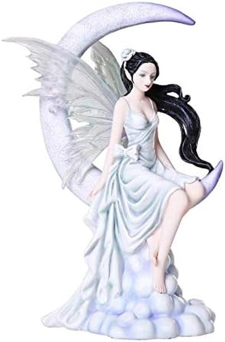 Feeën Beeldje Maan Decoratie Fantasy Collectible Figuur voor Volwassenen