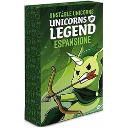 Asmodée Unstable Unicorns - Unicorns of Legend (Pack Espansione) (Italienisch)