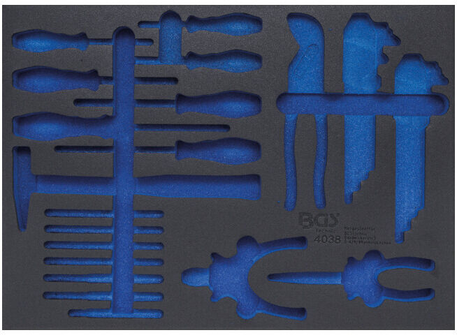 BGS Insert de servante d'atelier 3/3 vide pour art. 4038 ; BGS technic (4038-1)