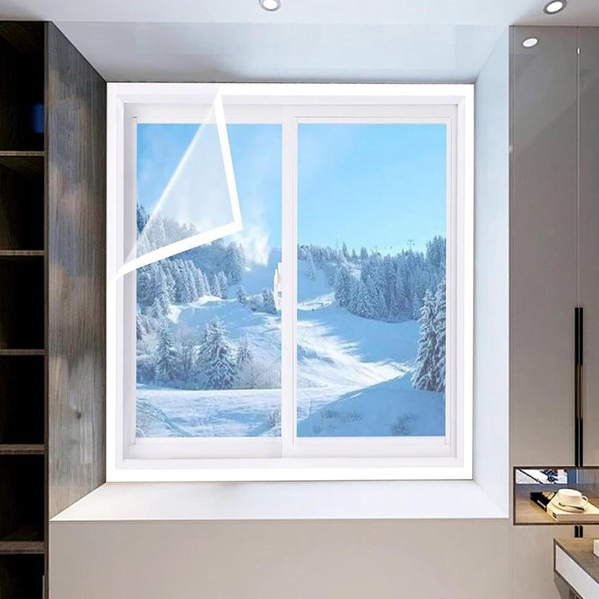 Thermische Folie Wit voor Raamisolatie - 56 x 140 cm