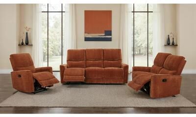 Coaster Navarro Upholstered Reclining Sofa Set