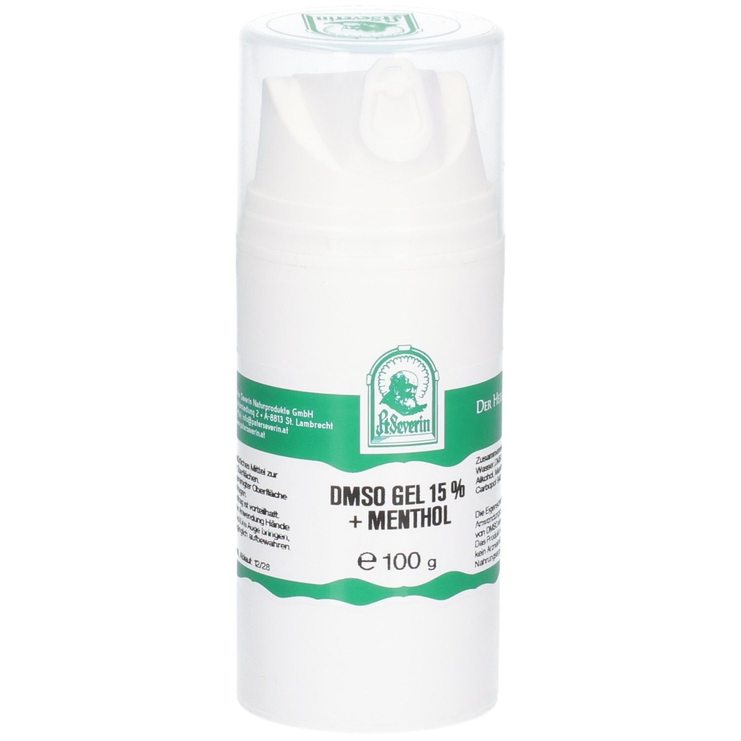 Dmso GEL 15% +Menthol 100 g Gel