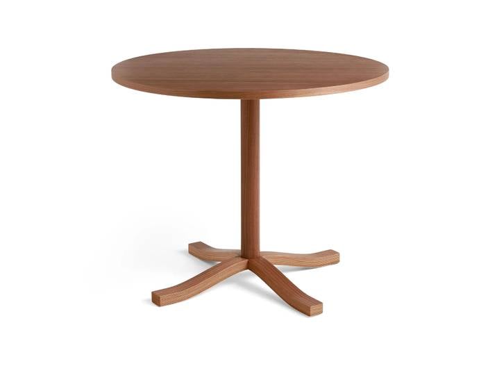 HAY Table à manger Pastis Table Ø90 Lacquered walnut