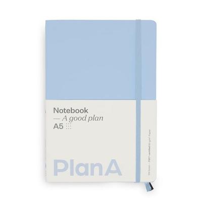 Notizbuch A5 Softcover French Blue Punktiert, 128 Seiten