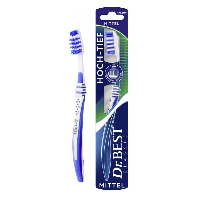 Dr.Best Hoch-Tief Zahnbürste (Mittel, 1x) (4929983000)