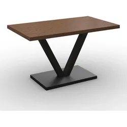 Esstisch Loca Walnussfarben MDF ca. 160x90x76 cm