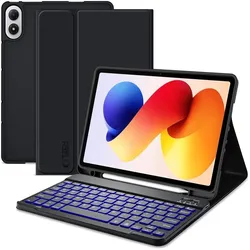 4Kom Tech-Protect Sc Pen + Tastatur (Eng. Int., Xiaomi Poco Pad), Tablet Tastatur, Schwarz