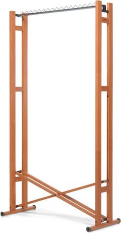 Foppapedretti 415406 Stand Appendiabiti Pieghevole Con Ruote Stender 96x43x177 Cm In Legno Colore Noce - 415406 Snake 90