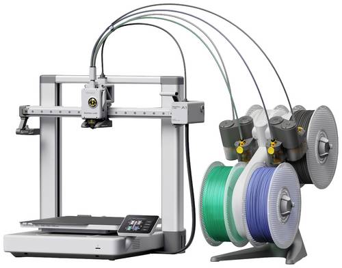 BambuLab A1 Combo (AMS Lite) 3D Drucker beheizbares Druckbett, integrierte Kamera, LED-Beleuchtung, App-Anbindung, inkl. Software