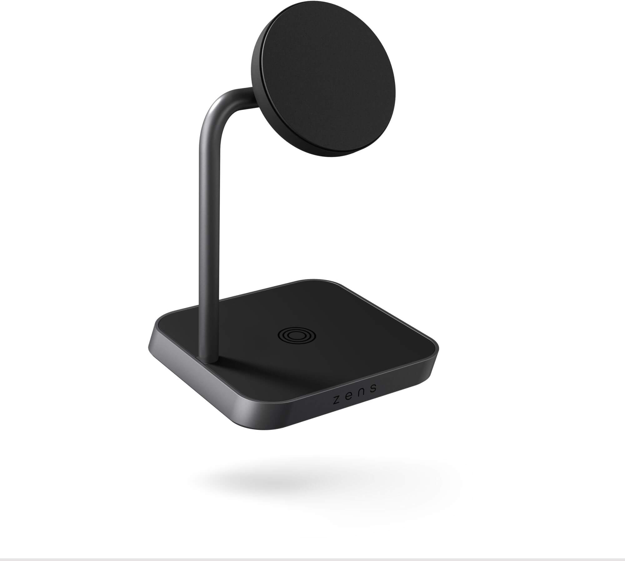 Zens Aluminium Series 2 in 1 Magnetic Wireless Office Charger 2 - schwarz ZEDC26B00