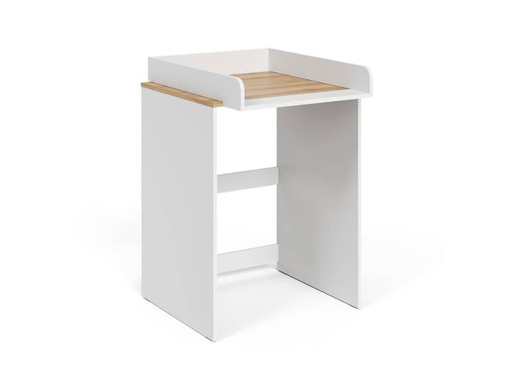 Armoire machine à laver avec plan à langer blanche 68x88 cm