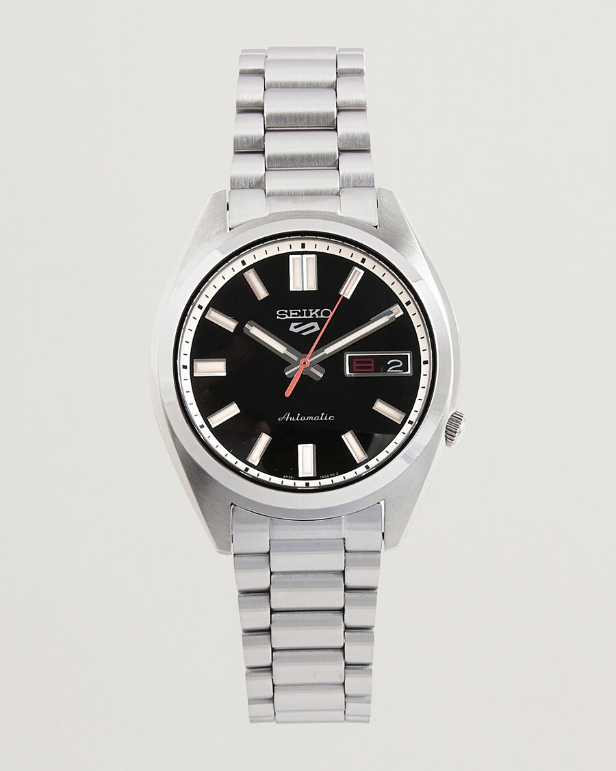 Seiko 5 Sports Automatic Steel 37mm Black Dial men One size Sort