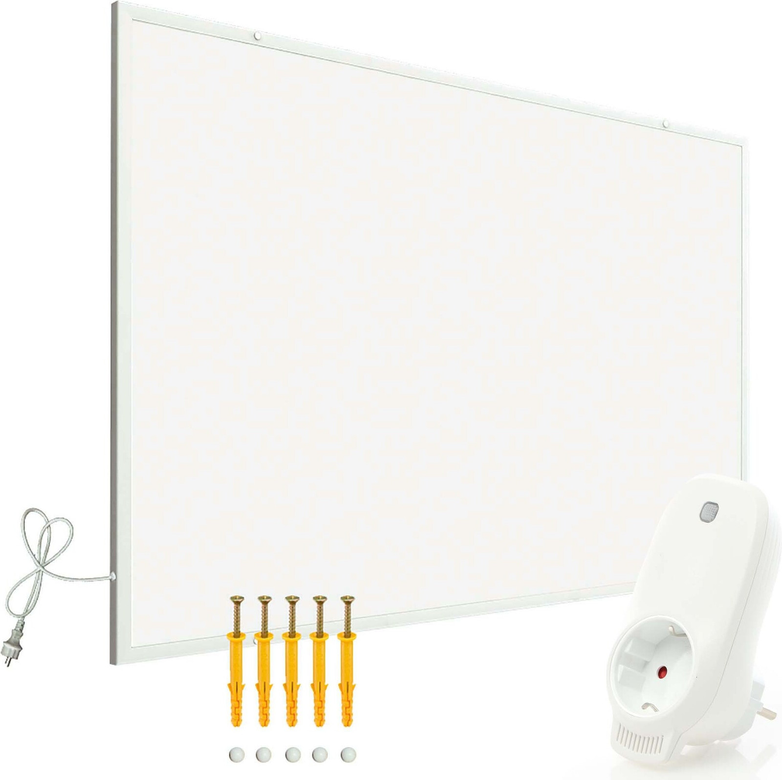 Wiltec Infraroodverwarming 520 Watt met WLAN-thermostaat voor wandmontage