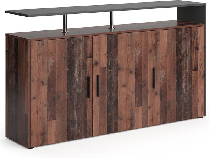 Vicco Amato Sideboard – 35 x 91.6 cm Antiek hout