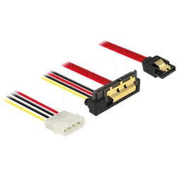 DELOCK 85231 - SATA 6 Gb/s Buchse + Molex 4 Pin > SATA