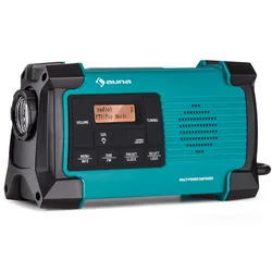 Patagonia DAB+ Outdoor-Radio DAB / DAB+ / FM Kurbelaufladung USB   SOS-Alarm wasserdicht Grün