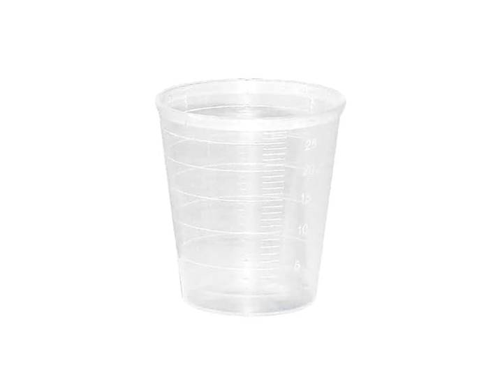 megro Medizinbechher transparent 3.750 Stück Einweg Plastik Messbecher für flüssige Medikamente, 30 ml Messbecher Medikamentenbecher, Schnappsbecher, Shotbecher (transparent)