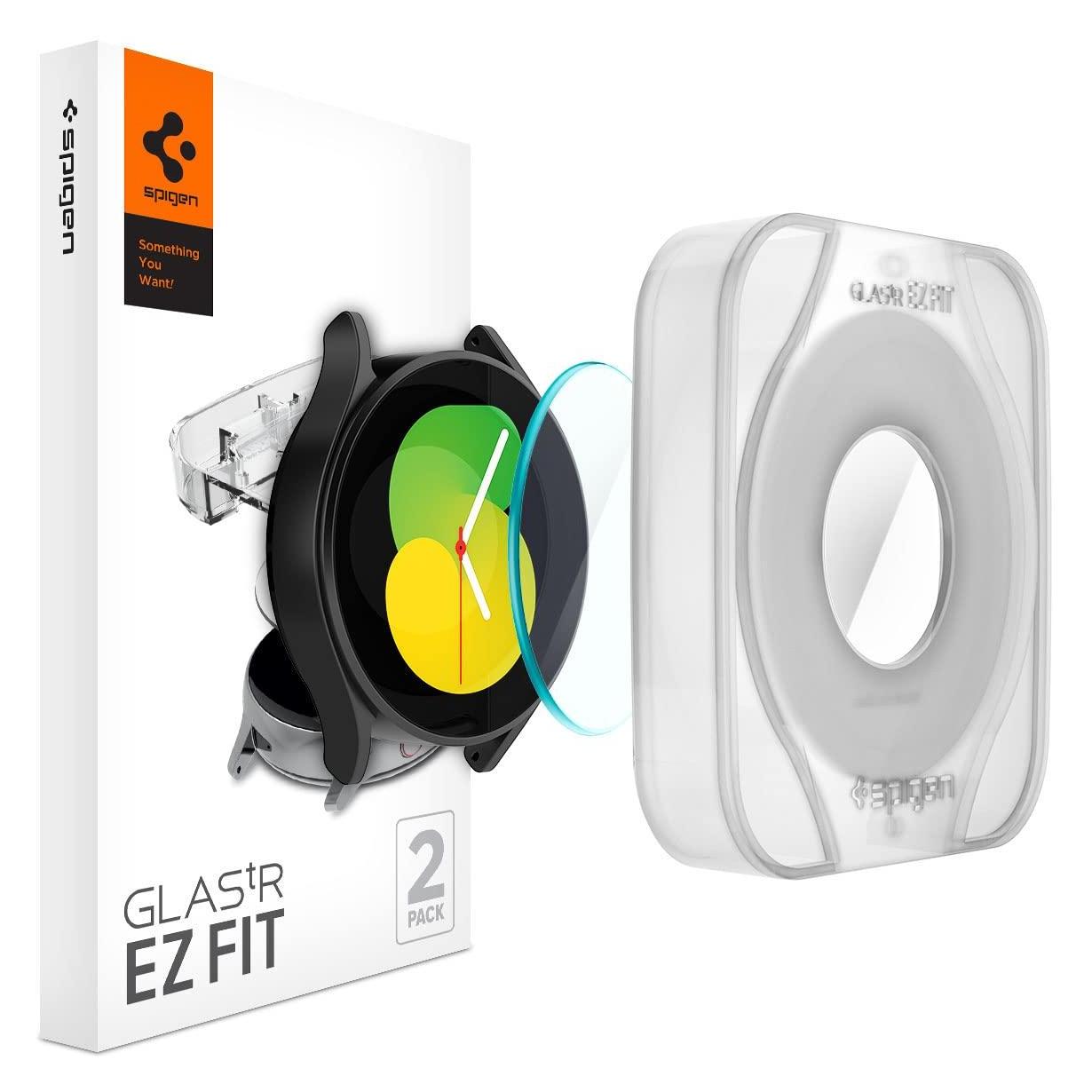 Spigen GEHÄRTETES GLAS GLAS.TR EZ-FIT 2ER-PACK GALAXY Watch 4 (AGL05339)