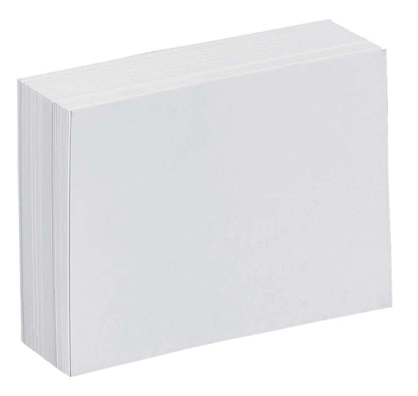neutral Karteikarten DIN A6 blanko weiß 100110259222950