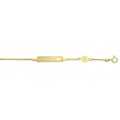 ID Armband ADELIA´S "14 cm ID - Armband 585 Gold ( 14K )", gold, Armbänder, Damen, 14cm, Gold, Goldarmband