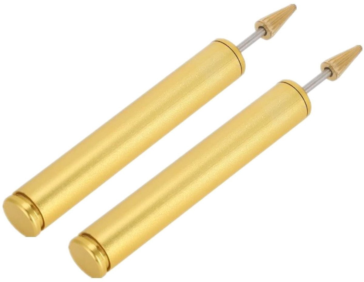 Dailygoody Leather Edge Dye Pen - Leren Applicator Tool - 2 Stuks