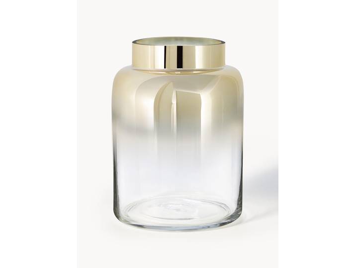 Mondgeblazen glazen vaas Uma, H 20 cm