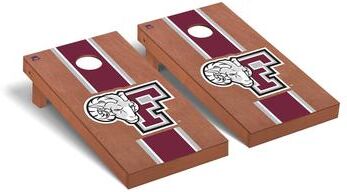 Skip's Garage Fordham Rams Rosewood Cornhole Board Set