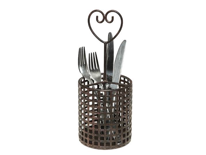 Range-couverts Sudek 10 x 27 x 10cm Marron/Marron