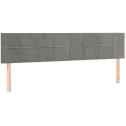 vidaXL, Boxspringbett, Pasonberg (Block mit Quadraten) (200 x 200 cm)