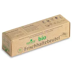Papstar 600 `Naturapackaging` Frischhaltebeutel Mater-Bi 4 l 24 cm x 40 cm in Faltschachtel