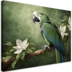 WANDBILD tiere papagei vogel