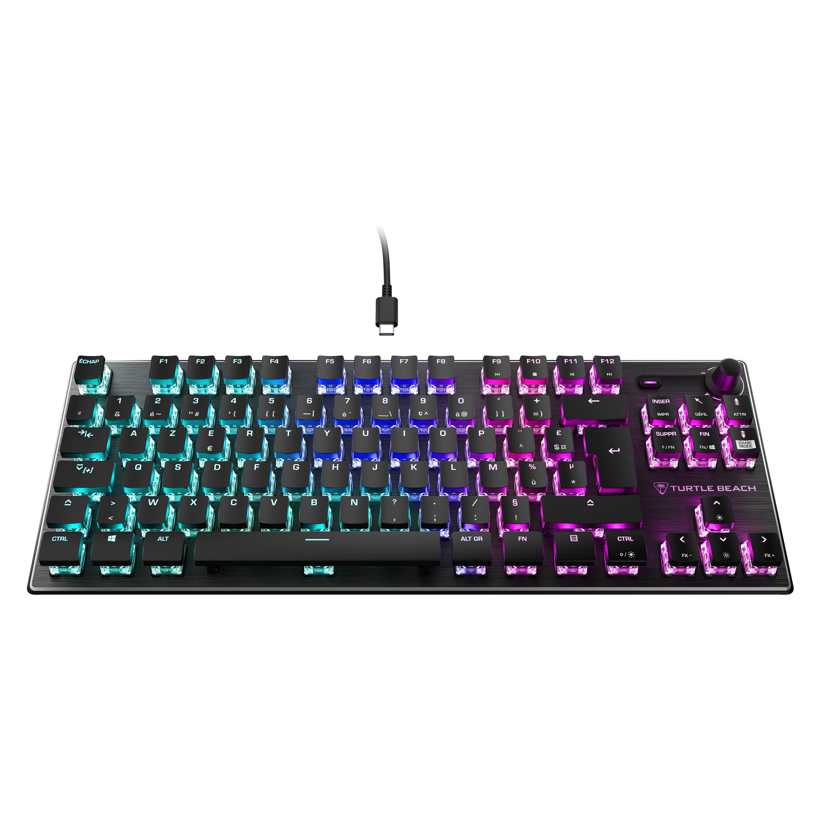 Turtle Beach Vulcan TKL AIMO Gaming-Tastatur, Red Switch (DE, Kabelgebunden) (TBK-2001-02-DE)