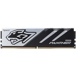 Apacer 16GB DDR5 60000MHz Panther Schwarz/Weiss (1 x 16GB, 6000 MHz, DDR5-RAM), RAM, Weiss, Schwarz